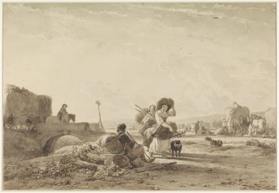 The Hay Harvest by Joseph Moerenhout