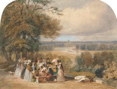 A Picnic on Richmond Hill by Joseph Murray Ince