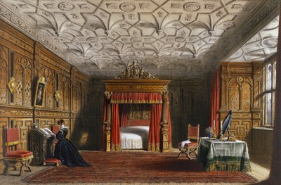 Inlaid chamber, Sizergh, Westmoreland by Joseph Nash