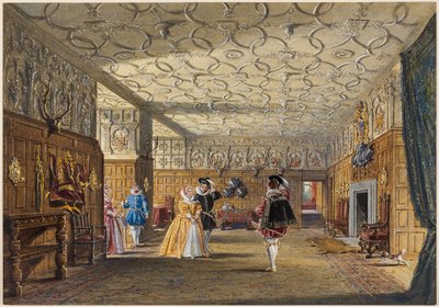 The Hall, Levens, Westmoreland by Joseph Nash