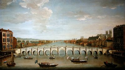 View of Westminster Bridge by Joseph Nicholls