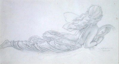 A Fairy in Flight by Joseph Noel Paton