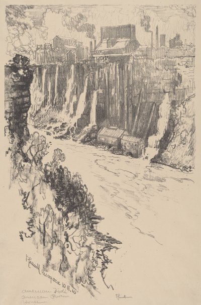 American Tivoli by Joseph Pennell