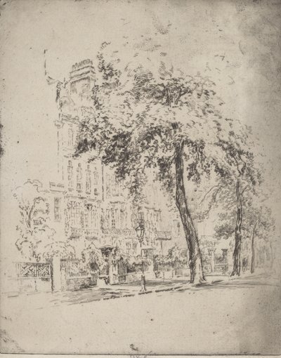 Big Tree, Cheyne Walk by Joseph Pennell