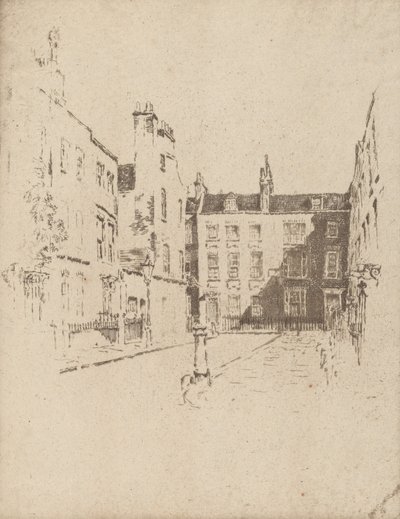 Cowley Street, Westminster by Joseph Pennell