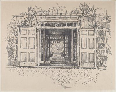 Doorway, Wyck by Joseph Pennell