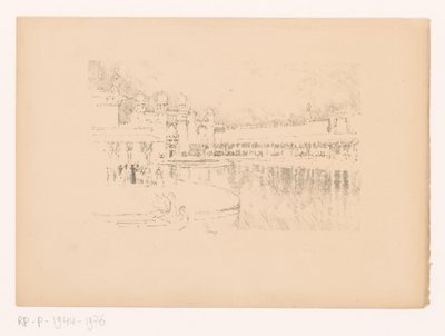 View of Pond by Joseph Pennell