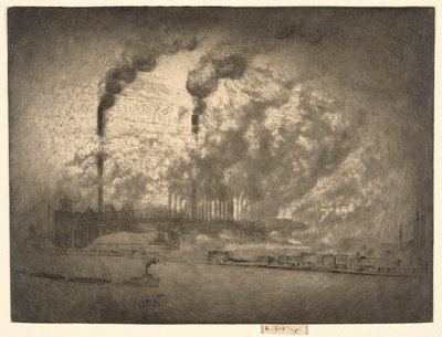 Illinois Steel Company by Joseph Pennell