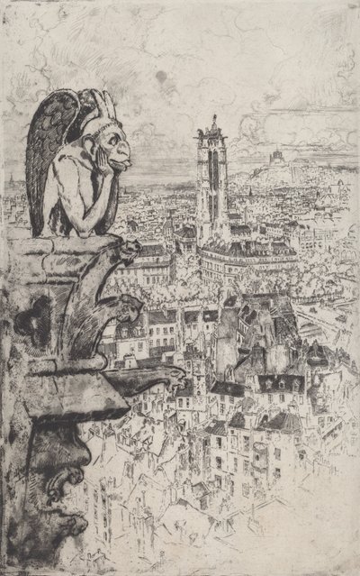 Le Stryge, 1893 by Joseph Pennell