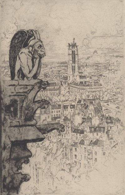 Le Stryge by Joseph Pennell