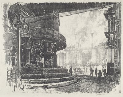 Making Pig-Iron, 1916 by Joseph Pennell