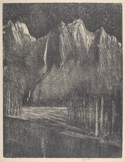 Night in the Yosemite by Joseph Pennell