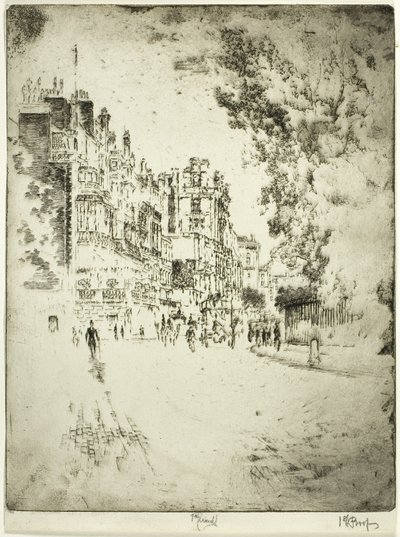 Park Lane by Joseph Pennell