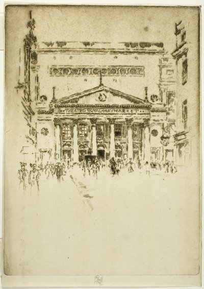 Royal Haymarket Theatre by Joseph Pennell