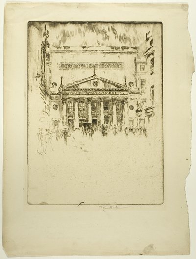 Royal Haymarket Theatre by Joseph Pennell