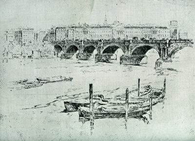 Somerset House by Joseph Pennell