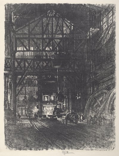 The Armour Plate Press, 1917 by Joseph Pennell