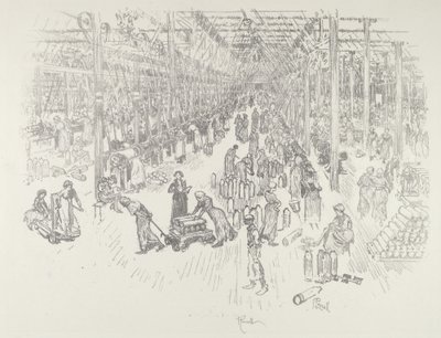 The Bay of the Thousand Girls, 1916 by Joseph Pennell