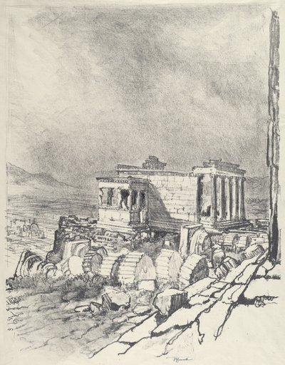 The Erechtheum by Joseph Pennell