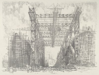 The Gantry by Joseph Pennell