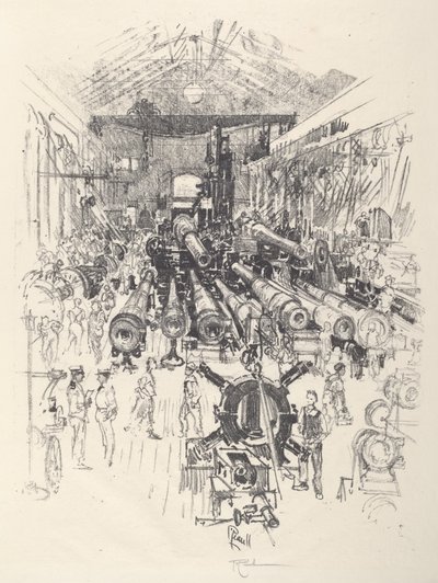 The Gun Factory by Joseph Pennell