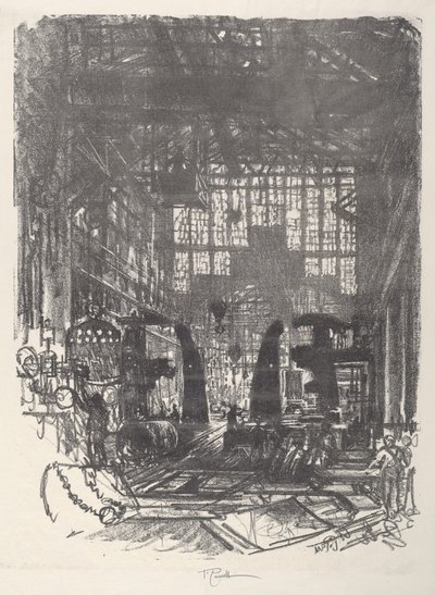 The Riveters, 1917 by Joseph Pennell