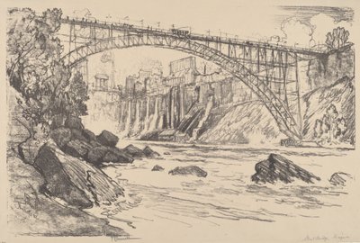 The Steel Bridge by Joseph Pennell