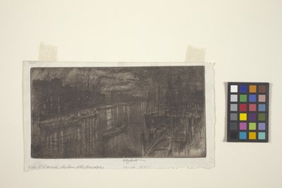 The Thames Below the Bridge by Joseph Pennell