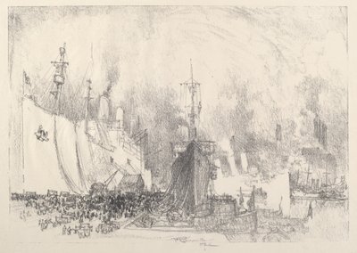 The Transports by Joseph Pennell