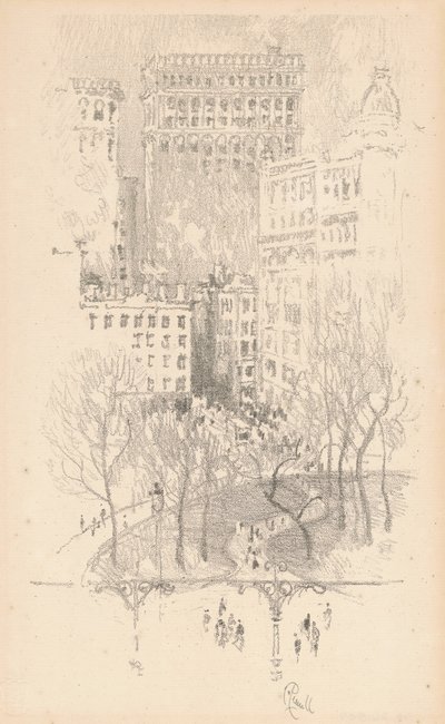 Union Square by Joseph Pennell