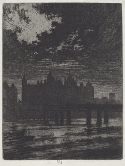 Whitehall Court by Joseph Pennell