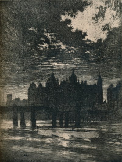 Whitehall Court by Joseph Pennell