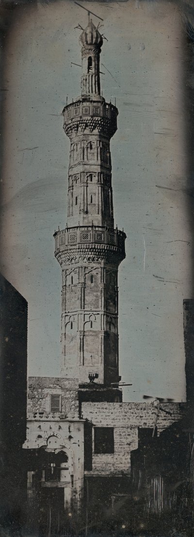 Grand Minaret, Alexandria, 1842 by Joseph Philibert Girault De Prangey