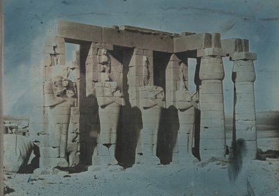 Ramesseum, Thebes by Joseph Philibert Girault De Prangey