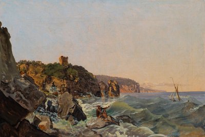 Shipwreck on the Coast Near Naples by Joseph Rebell