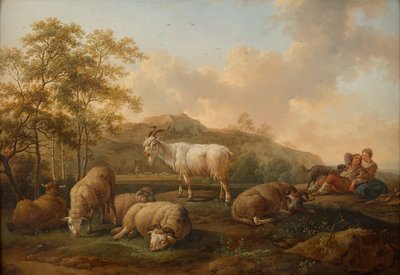 Landscape with Grazing Cattle by Joseph Roos d. Ä.