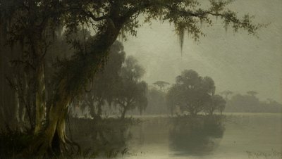 Swamp Scene by Joseph Rusling Meeker