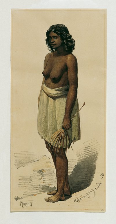 Native Girl from Woolongong (Wollongong), Australia by Joseph Selleny