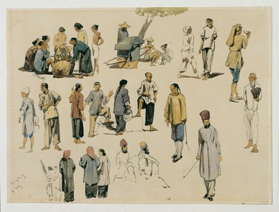 Figure Studies of Chinese People by Joseph Selleny