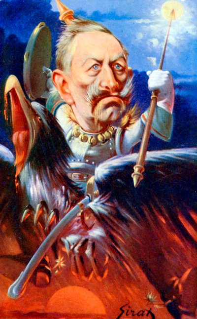 Kaiser Wilhelm II - Caricature by Sirat by Joseph Sirat