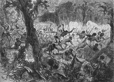 Fight at Abracrampa, 1880 by Joseph Swain