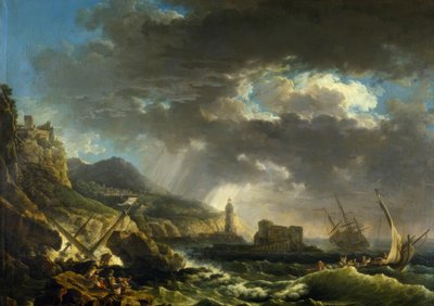 The Shipwreck by Claude Joseph Vernet