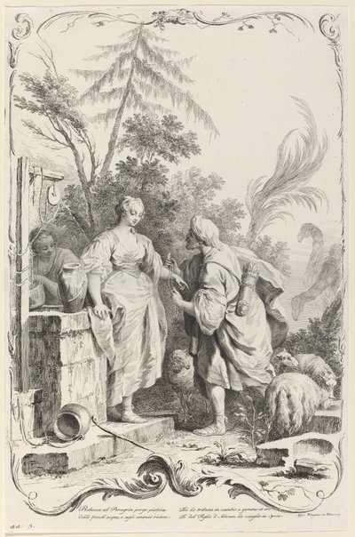 Rebecca at the Well by Joseph Wagner