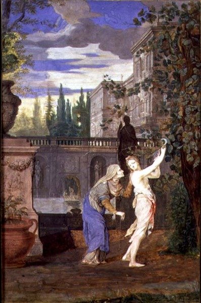 Vertumnus and Pomona by Joseph Werner