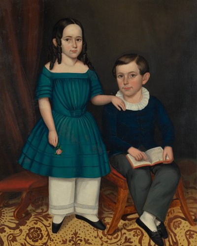 John and Louisa Stock, 1845 by Joseph Whiting Stock
