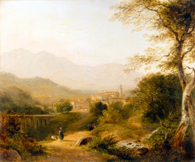 Italian Landscape, 1839 by Joseph William Allen