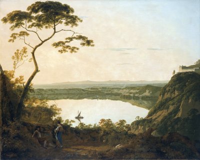 The Lake of Albano by Joseph Wright of Derby