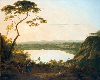 The Lake of Albano by Joseph Wright of Derby