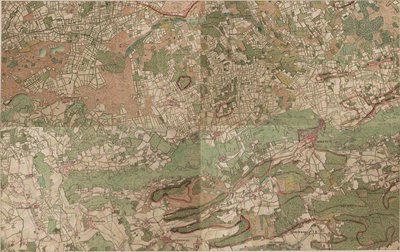 Map of Aerschot - Aarschot by Joseph de Ferraris