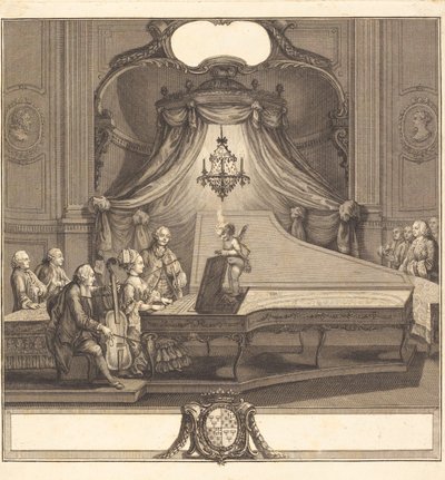 The Mechanical Concert by Joseph de Longueil after Charles Eisen